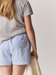 Superdry Grey/Blue Lounge Shorts Set - Image 5 of 6