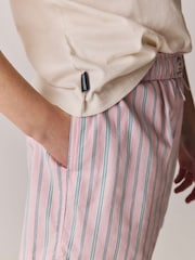 Superdry White/Pink Lounge Shorts Set - Image 5 of 6