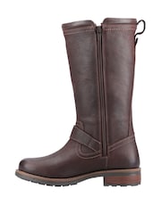 Cotswolds Brown Suede Suede Bourton Mid Fur Lined Leather Boots - Image 4 of 5
