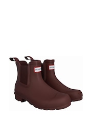 Hunter Red Original Chelsea Boots - Image 2 of 4