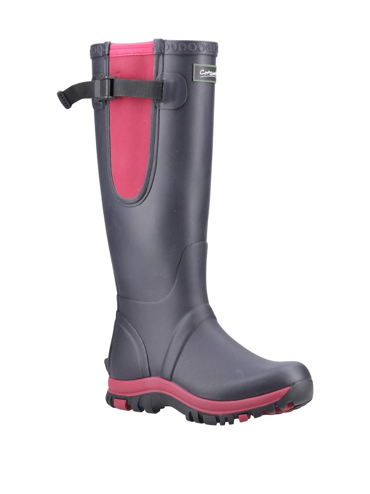 Cotswolds Blue Milton Adjustable Wellies - Image 1 of 5 Cotswolds Blue Milton Adjustable Wellies - Image 1 of 5