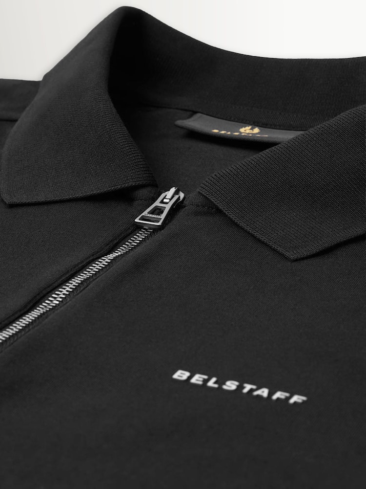 Belstaff Yüngül lehimli Fermuarlı Polo Köynək - 7şəkildən 7 şəkil