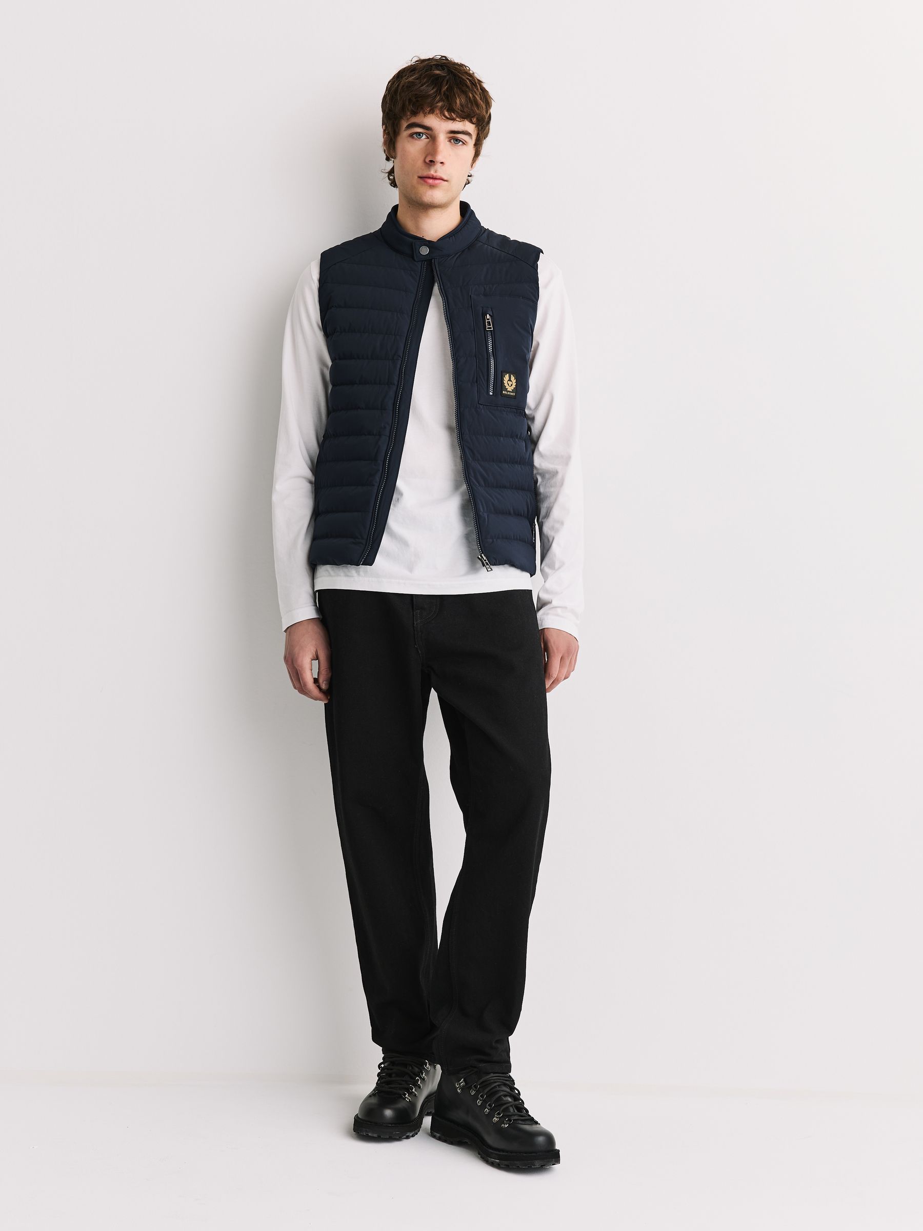 Buy Belstaff Blue Chassis Gilet from Next USA