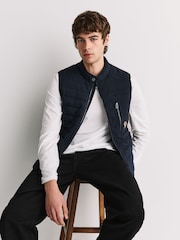 Belstaff Blue Chassis Gilet - Image 7 of 11