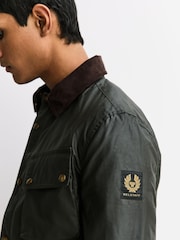Belstaff Green Waxed Ground Jacket - Image 5 of 7