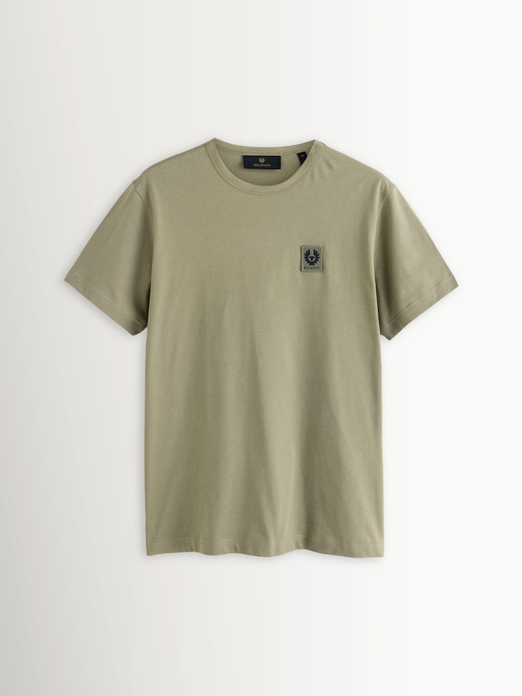 Belstaff Fatigue Green Logo T-Shirt - Image 6 of 6