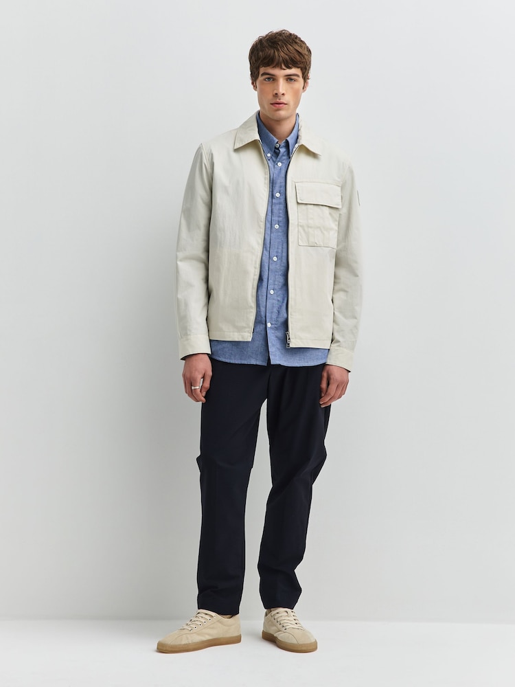 Belstaff Silver Birch Cargo Zip Overshirt - Image 2 of 7