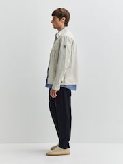 Belstaff Silver Birch Cargo Zip Overshirt - Image 4 of 7