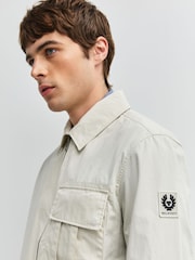 Belstaff Silver Birch Cargo Zip Overshirt - Image 6 of 7