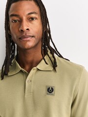Belstaff Green Cotton Pique Polo Shirt - Image 2 of 6