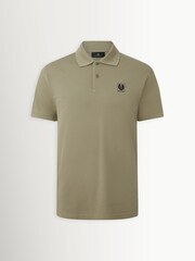 Belstaff Green Cotton Pique Polo Shirt - Image 6 of 6