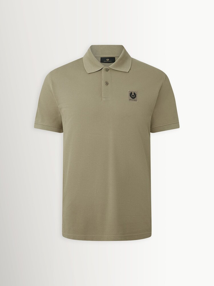 Belstaff Green Cotton Pique Polo Shirt - Image 6 of 6 Belstaff Green Cotton Pique Polo Shirt - Image 6 of 6