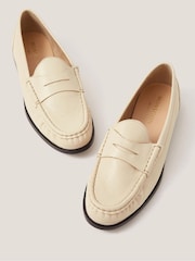 Monsoon Natural Grace Leather Loafers - Image 3 of 3