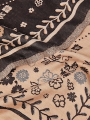 Monsoon Blue Sammi Medallion Print Scarf - Image 3 of 3