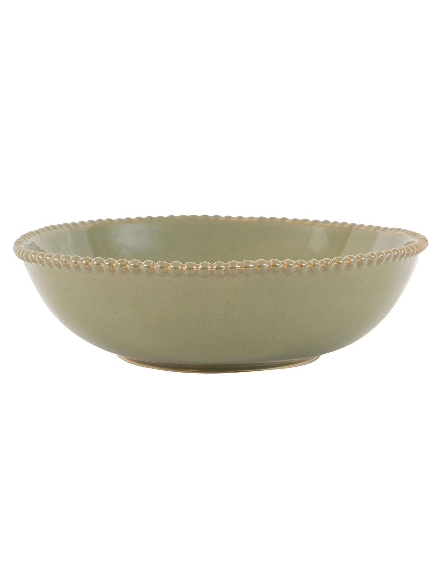 Gallery Home Unisex Olive Set Of 4 Blair Beaded Pasta Bowls