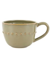 Gallery Home Set of 4 Olive Beaded Mugs - Image 1 of 5