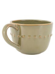 Gallery Home Set of 4 Olive Beaded Mugs - Image 2 of 5