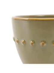 Gallery Home Set of 4 Olive Beaded Mugs - Image 5 of 5