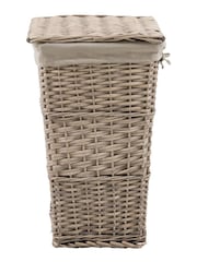 Gallery Home Set of 2 Natural Lined Woven Laundry Baskets - Image 6 of 9
