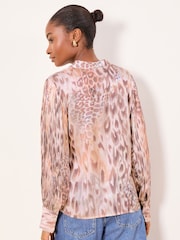 Lipsy Pleated Button Down Shirt - Bilde 4 av 4