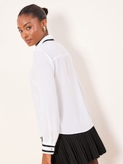 Lipsy White Tipped Shirt - Image 4 of 4