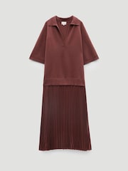 Hush Brown Gabriela Polo Knit Dress - Image 5 of 5