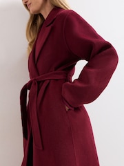 Phase Eight Red Darcy Wool Coat - Image 6 of 7