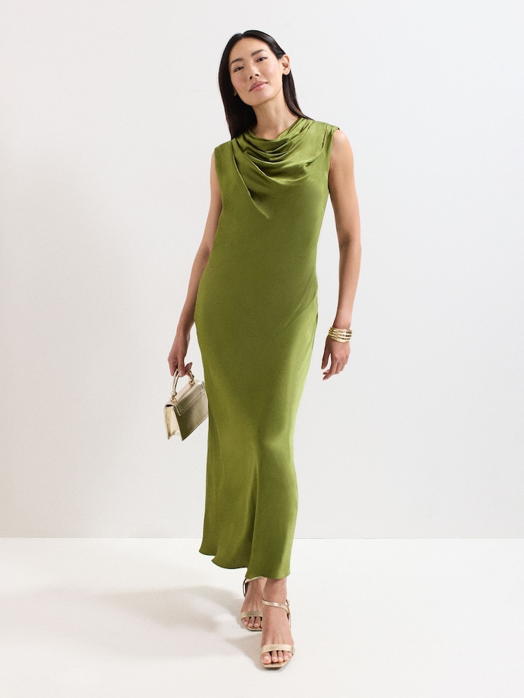 Phase Eight Green Hallie Midi Dress - Image 1 of 7 Phase Eight Green Hallie Midi Dress - Image 1 of 7