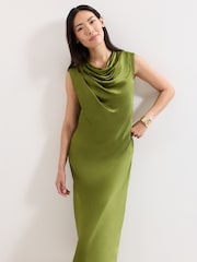 Phase Eight Green Hallie Midi Dress - Image 3 of 7