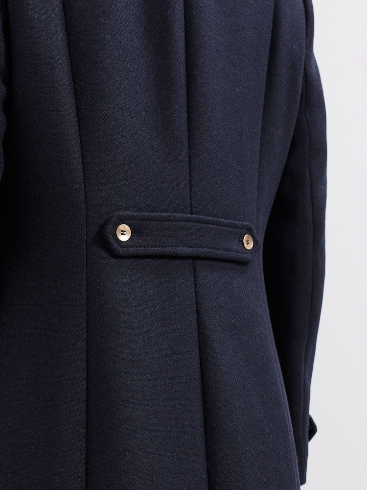 Phase Eight Blue Aurelie Maxi Coat - Image 7 of 7