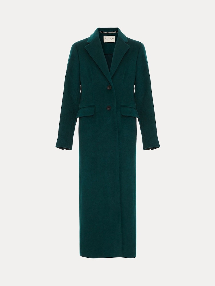 Phase Eight Blue Lydia Long Wool Coat - Image 8 of 8 Phase Eight Blue Lydia Long Wool Coat - Image 8 of 8