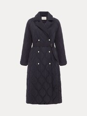 Phase Eight Black Sukie Maxi Puffer Jacket - Image 7 of 7