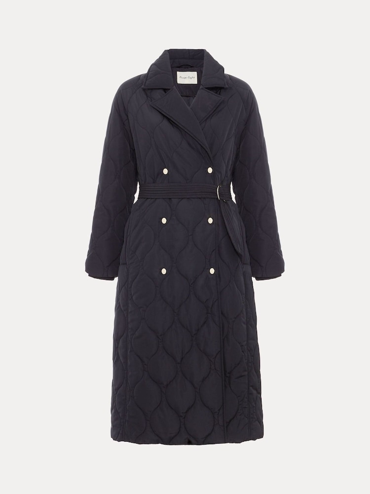Phase Eight Black Sukie Maxi Puffer Jacket - Image 7 of 7