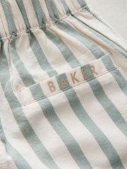 Baker by Ted Baker Stone Graphic T-Shirt and Stripe Trousers Set - تصویر 8 از 8