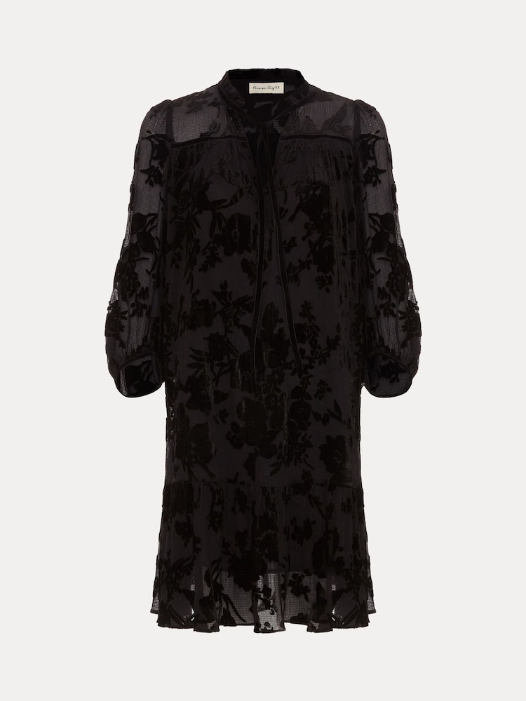 Phase Eight Black Mila Velvet Dress - Image 2 of 2
