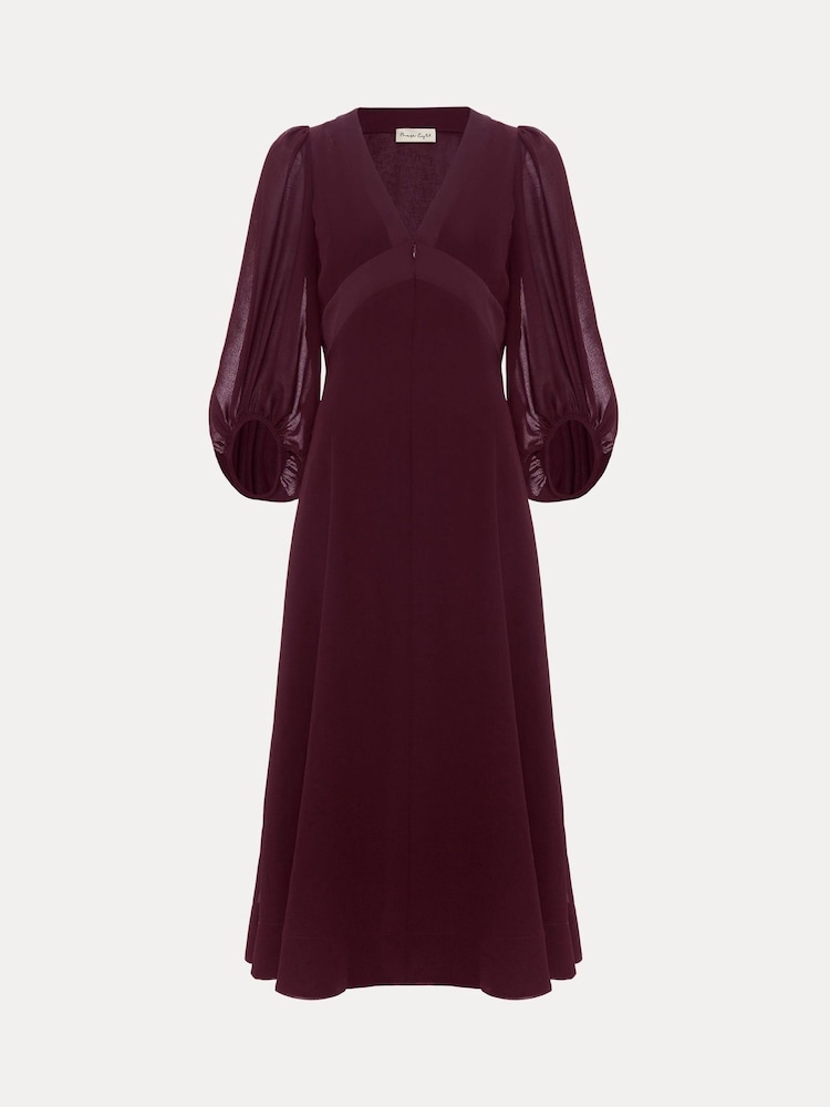 Phase Eight Red Vera Burgundy Dress - Image 7 of 7 Phase Eight Red Vera Burgundy Dress - Image 7 of 7