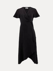 Phase Eight Black Julissa Wrap Dress - Image 7 of 7