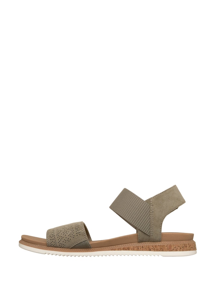 Skechers Green BOBS Desert Kiss Low Sandals - Image 2 of 4