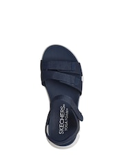 Skechers Blue Glide-Step Count On Me Sandals - Image 4 of 5