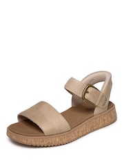 Skechers Natural Slip-Ins Bobs Sun Vibe Sandals - Image 4 of 6