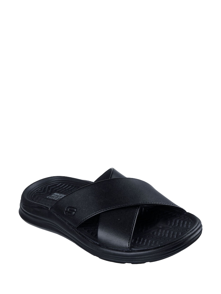 Skechers Black Sargo Denal Sandals - Image 1 of 4