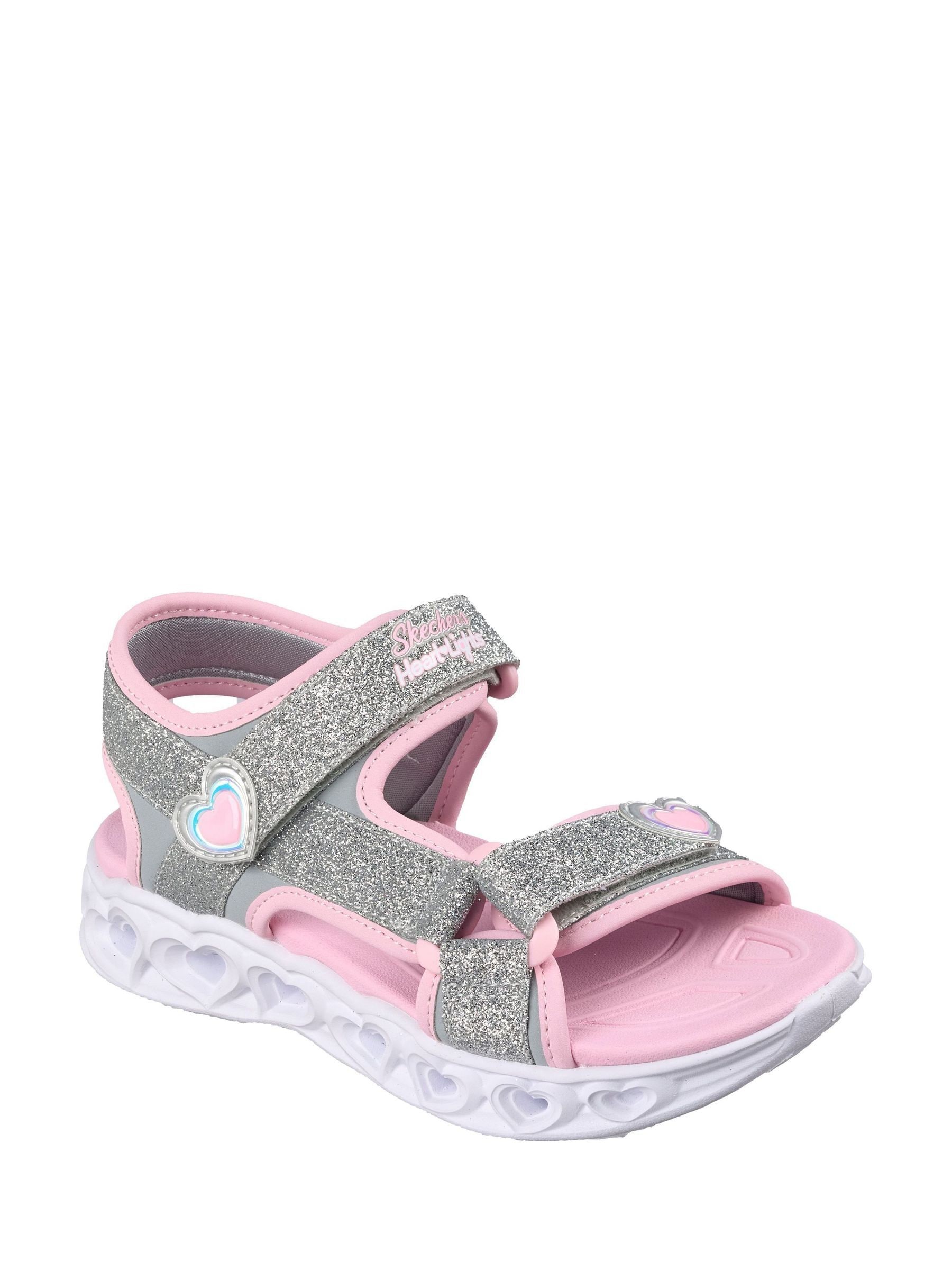 Buy Skechers Silver Heart Lights Sandals from Next Norway