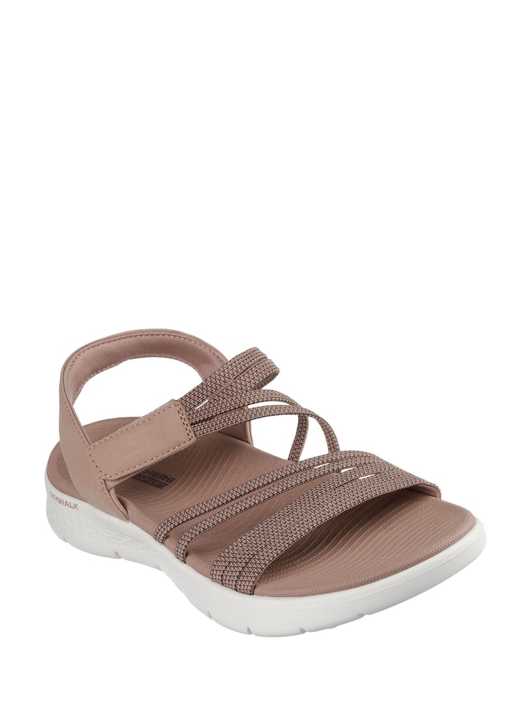 Γκρι - Σανδάλια Skechers Go Walk Flex Emma - Εικόνα 1 του 4