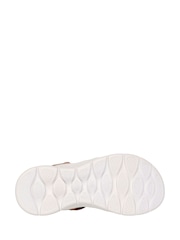 Γκρι - Σανδάλια Skechers Go Walk Flex Emma - Εικόνα 4 του 4