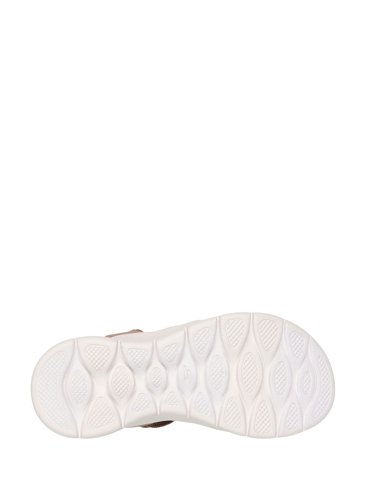 Γκρι - Σανδάλια Skechers Go Walk Flex Emma - Εικόνα 4 του 4