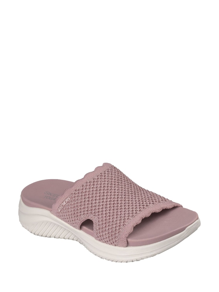 جامنی - Skechers Ultra Flex 3.0 Sandals - تصویر 1 از 4