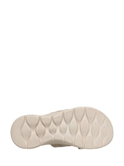 Grå - Skechers Go Walk Flex Sandaler med korsrem - Bild 5 av 5