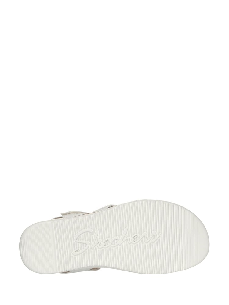 Skechers White Lifted Comfort Sandals - Image 4 of 4