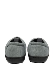 Dunlop Grey Nylon Full Slippers - Image 3 of 4