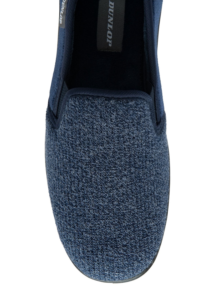 Dunlop Blue Twin Gusset Full Slippers - Image 4 of 4